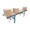 Ultimation 24V Powered MDR Conveyor, 24inW x 10'L, 2 Zone, 4.5in Centers, Interroll MDR19-21-4.5-10-2-IN - alternate 1